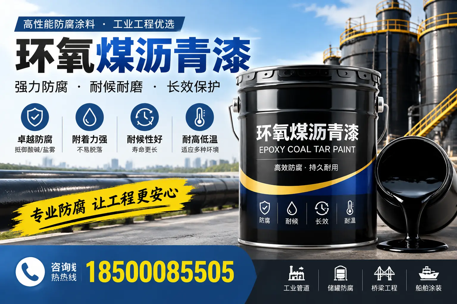 环氧煤沥青漆的施工方法与注意事项,确保在望奎顺利完成